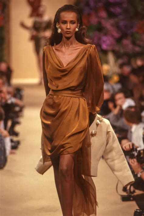 ysl iman couture|iman haute couture 1980s.